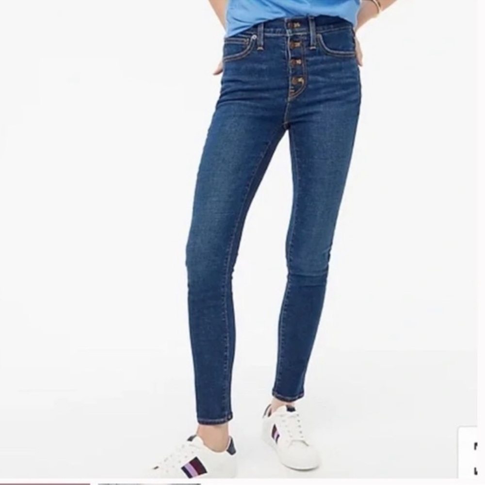NWT J. Crew 10” high-rise skinny JEANS sz.. 24